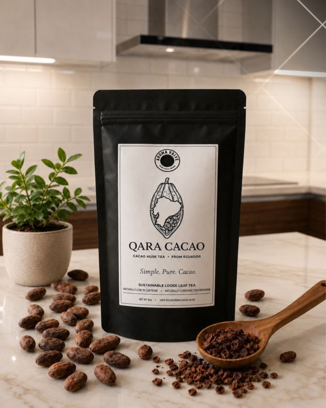 Qara Cacao 250g kraft bag